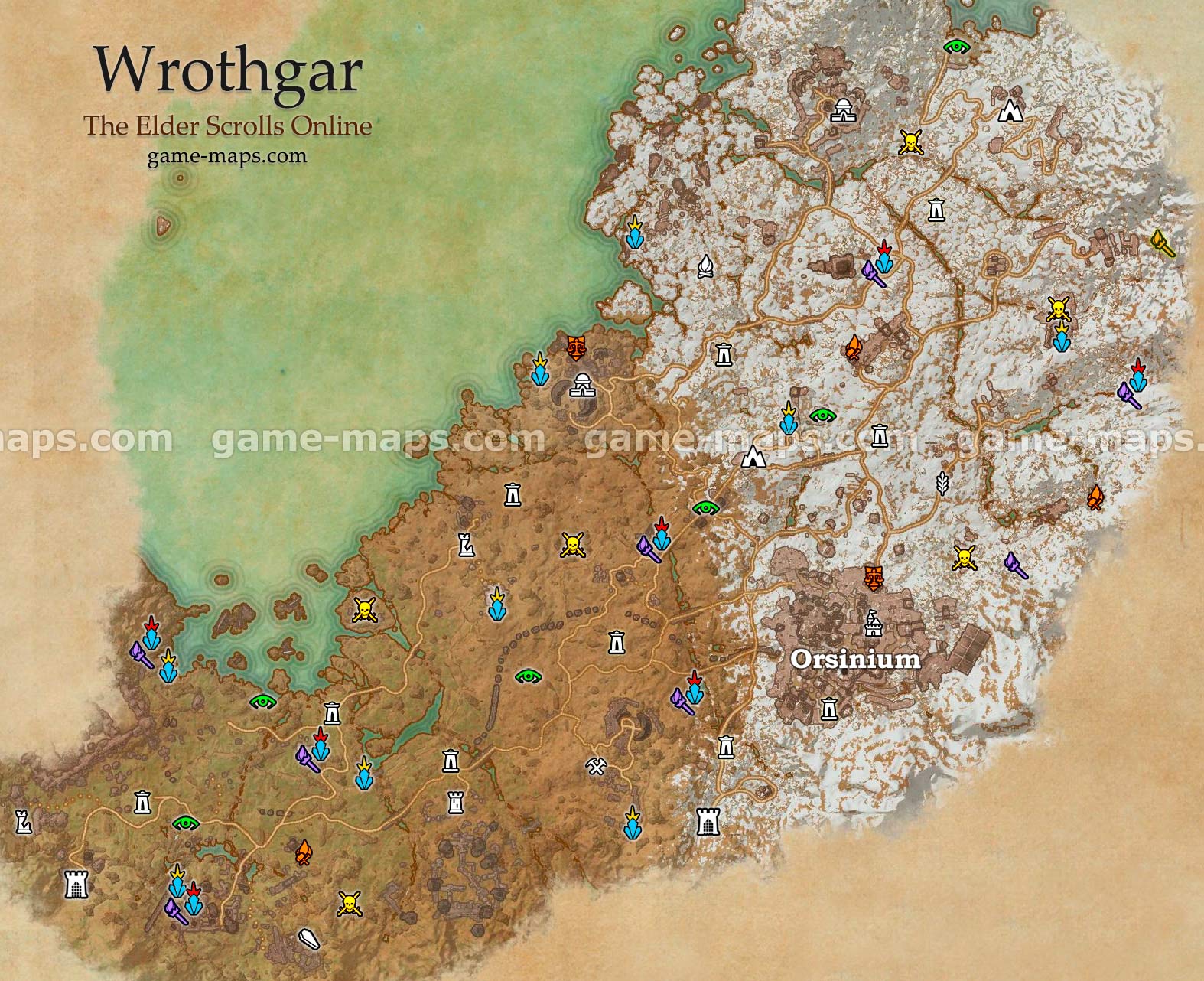 Eso Map Of Clans